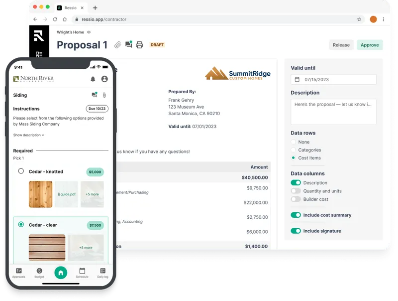 screenshot of Ressio Software